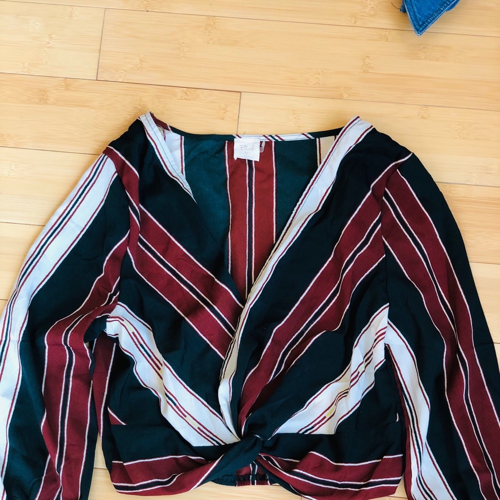 Gucci color blouse goes with everything